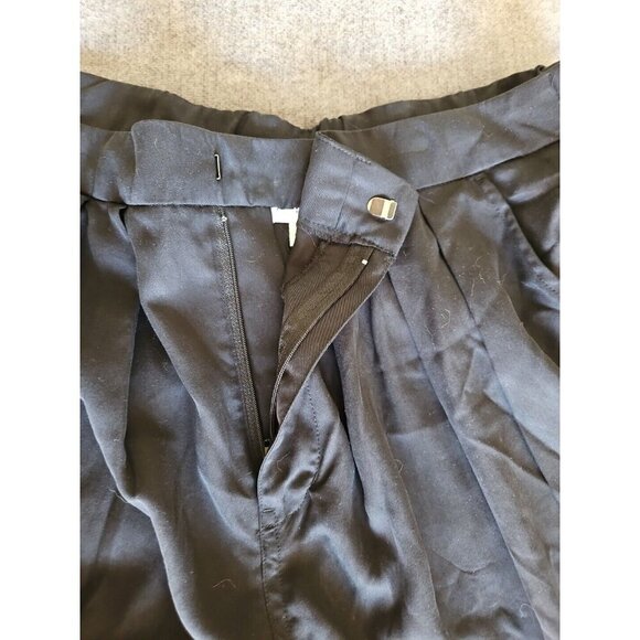 Terea By Andrea Pitter XXL Womens Pants Black Zip Office Career Dress Wide Leg - Picture 12 of 16